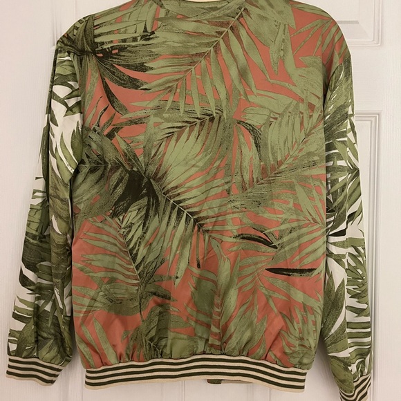 Scotch & Soda Multicolor Tropical Palm Bomber Jacket - Picture 2 of 5